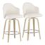 Ahoy Counter Stool Set of 2 In Cream