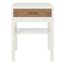 Ajana 1 Drawer Accent Table in Distressed White ACC5707C