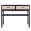 Ajana 2 Drawer Console in Black