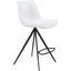 Aki White and Black Counter Chair Set Of 2