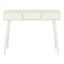 Albus Distressed White 3-Drawer Console Table