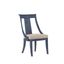Alcove Side Chair Set of 2 In Slate Blue