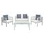 Alda 4 Pc Outdoor Set With Accent Pillows PAT7033H