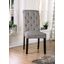 Alfred Side Chair Set of 2 In Antique Black and Light Gray