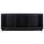Alice Black Wall Shelf with Storage Compartments