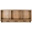 Alice Oak Wall Shelf with Storage Compartments