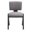 Alisyn Wood Dining Chair In Black And Grey