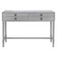 Aliyah 4Drw Console Table in Distressed Grey