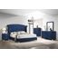 Alvena Blue Bedroom Set