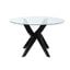 Amalie Round Dining Table In Black