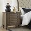 Americana Farmhouse Bedside Chest With Charging Station