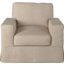 Americana Linen Box Cushion Slipcovered Chair
