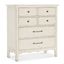 Americana Six-Drawer Chest In White