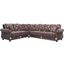 Americana Upholstered Convertible Sectional with Storage In Gray