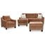 Amity Bay Living Room Set with Sofa Chaise In Clay