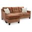 Amity Bay Sofa Chaise In Clay