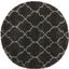 Amore Charcoal 4 Round Area Rug