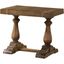 Amy 27 Inch Transitional Wood End Table In Driftwood
