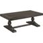 Amy 52 Inch Transitional Wood Coffee Table In Dove Gray