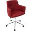 Andrew Contemporary Adjustable Office Chair In Red