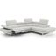 Annalaise Right Hand Facing Chaise In Silver Grey