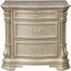 Antoinetta Nightstand w/ Marble Top (Champagne)