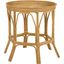Antonio Round Rattan Tray Top Accent Table Natural