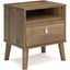 Aprilyn Honey One Drawer Night Stand