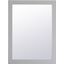 Aqua Grey Rectangle Mirror VM22736GR