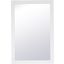 Aqua White Rectangle Mirror VM22436WH
