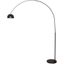 Arco 75.6 Inch Arched Floor Lamp In Black