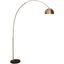 Arco 75.6 Inch Arched Floor Lamp In Gold