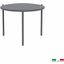 Aria Small Round End Table In Grey