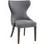 Ariana Dark Grey Fabric Dining Chair
