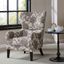 Arianna Swoop Wing Chair In Multi
