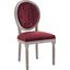 Arise Vintage French Performance Velvet Dining Side Chair EEI-4665-NAT-MAR