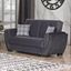 Armada Air Upholstered Convertible Loveseat with Storage In Gray AIR-LS-101