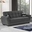 Armada Air Upholstered Convertible Sofabed with Storage In Dark Gray