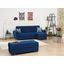 Armada Air Upholstered Ottoman with Storage In Blue