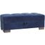 Armada Upholstered Ottoman with Storage In Blue