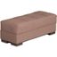 Armada Upholstered Ottoman with Storage In Brown ARM-O-12
