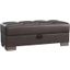 Armada Upholstered Ottoman with Storage In Brown ARM-O-16-PU
