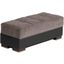 Armada Upholstered Ottoman with Storage In Gray and Black ARM-O-18