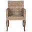 Armando Natural Wicker Dining Chair Set of 2