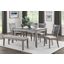 Armhurst Wire Brushed Dark And Light Gray Dining Room Set
