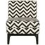 Armond Black and White Chair