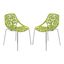 Asbury Dining Chair Set of 2 In Green