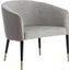 Asher Lounge Chair In Flint Grey And Napa Taupe