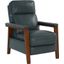 Ashland Push Thru The Arms Recliner In Roma Bluegray