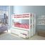 Askilton White Twin Over Twin Bunk Bed